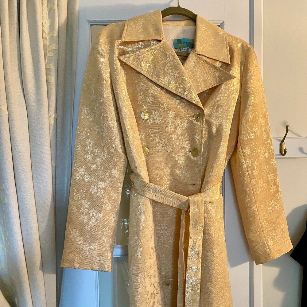 Beth Bowley Gold Trench Coat